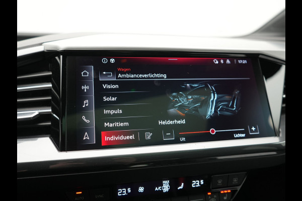Audi Q4 e-tron 35 2x S Line 55 kWh 170pk | Panodak | Adaptive Cruise | Lederen Sportstoelen & Stuur Verwarmd | Camera | Keyless | 21"L.M | Navigatie | DAB |