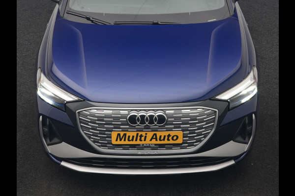 Audi Q4 e-tron 35 2x S Line 55 kWh 170pk | Panodak | Adaptive Cruise | Lederen Sportstoelen & Stuur Verwarmd | Camera | Keyless | 21"L.M | Navigatie | DAB |