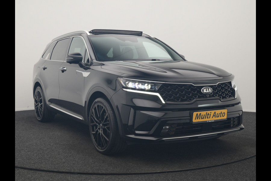 Kia Sorento 1.6 T-GDI 4WD ExecutiveLine PHEV 265pk Dealer O.H. | SOH 97,2% | Trekhaak Afn. | Panodak | Adaptive Cruise | Head Up | 360 Camera | Bose Audio | Lederen Sportstoelen Memory & Ventilatie | BLIS | Keyless | Stoelen & Stuur Verwarmd | Apple Carp Plug In Hybrid |