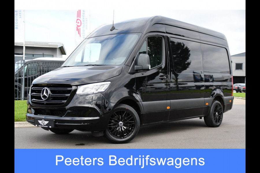 Mercedes-Benz Sprinter 316 RWD 2.2 CDI L2H2 Black Edition Adaptieve Cruise, 360 Camera, Carplay, LED, Stoelverwarming, Trekhaak, Sensoren, Automaat, Uniek!