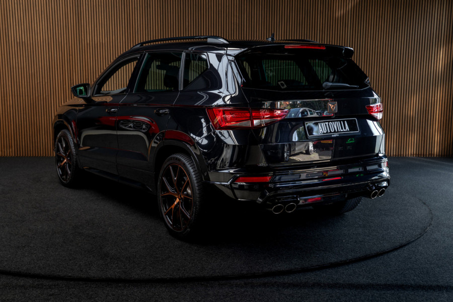 CUPRA Ateca 2.0 TSI 4DRIVE Panodak Virtual 360° Camera Leder/ Alcantara bekleding Navi ACC Climate C. Elektr. bedienbare achterklep PDC LM velgen Beats Audio systeem Elektr. bedienb. trekhaak