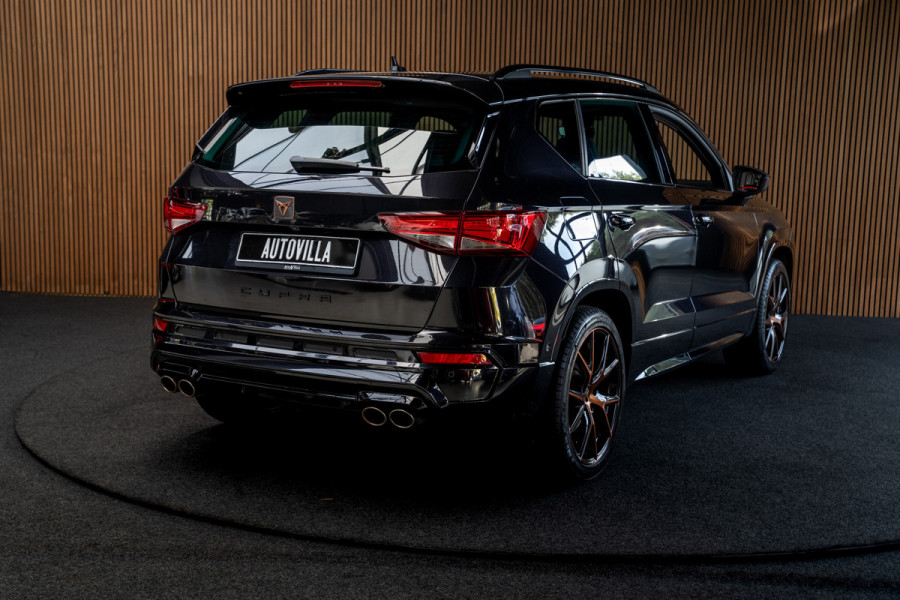 CUPRA Ateca 2.0 TSI 4DRIVE Panodak Virtual 360° Camera Leder/ Alcantara bekleding Navi ACC Climate C. Elektr. bedienbare achterklep PDC LM velgen Beats Audio systeem Elektr. bedienb. trekhaak