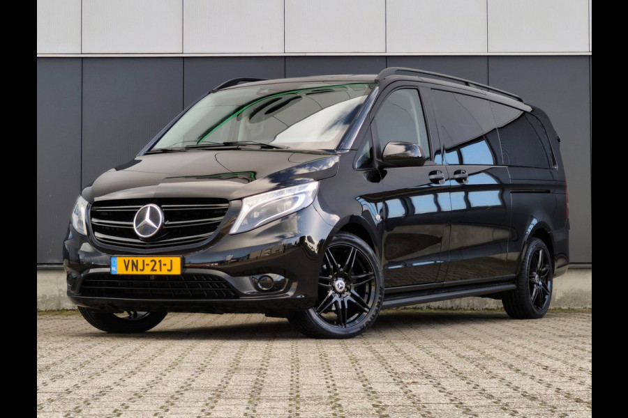 Mercedes-Benz Vito 114CDI XXL AUT DUBBELE CABINE 2X SCHUIFDEUR LED CRUISE M-BUX PDC CAMERA TREKHAAK STOELVERWARMING