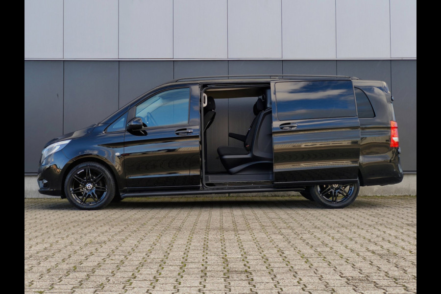 Mercedes-Benz Vito 114CDI XXL AUT DUBBELE CABINE 2X SCHUIFDEUR LED CRUISE M-BUX PDC CAMERA TREKHAAK STOELVERWARMING