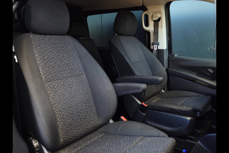 Mercedes-Benz Vito 114CDI XXL AUT DUBBELE CABINE 2X SCHUIFDEUR LED CRUISE M-BUX PDC CAMERA TREKHAAK STOELVERWARMING