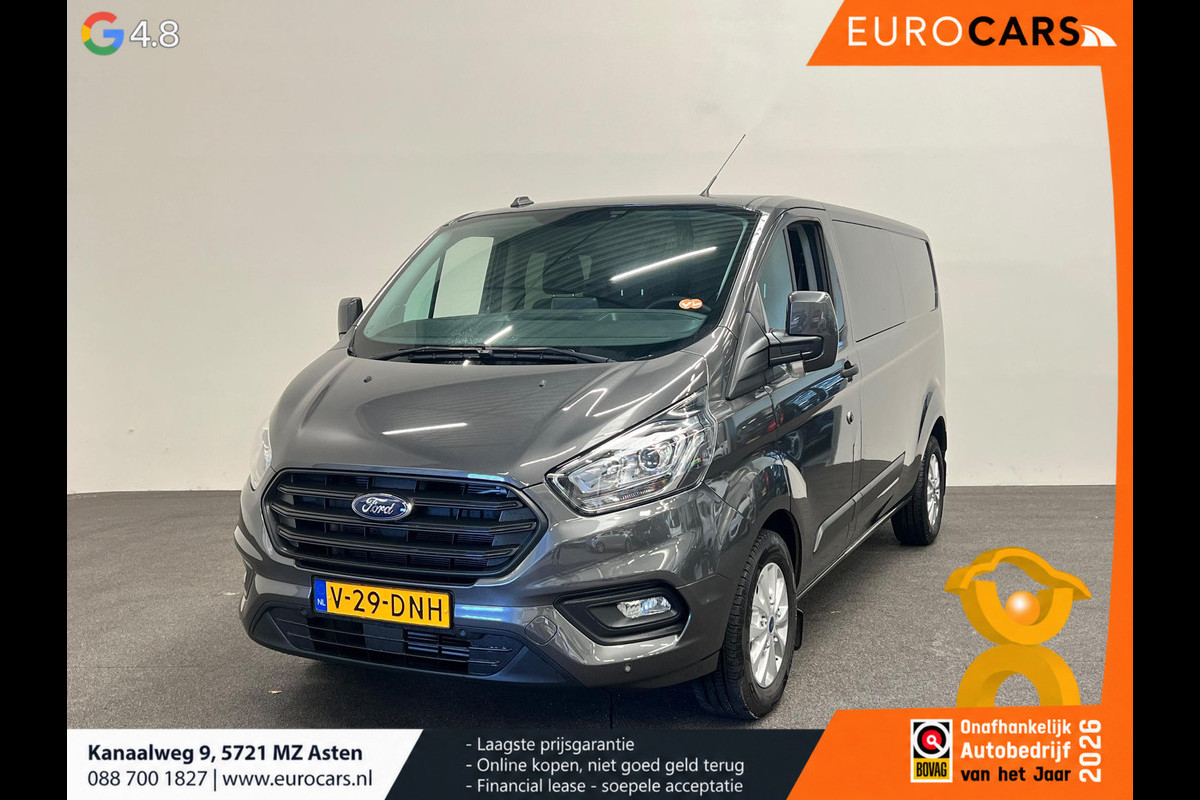 Ford Transit Custom 300 2.0 TDCI L2H1 Dubbele Cabine Trend Automaat Airco Navi Cruise Parkeersensoren Camera Trekhaak Carplay