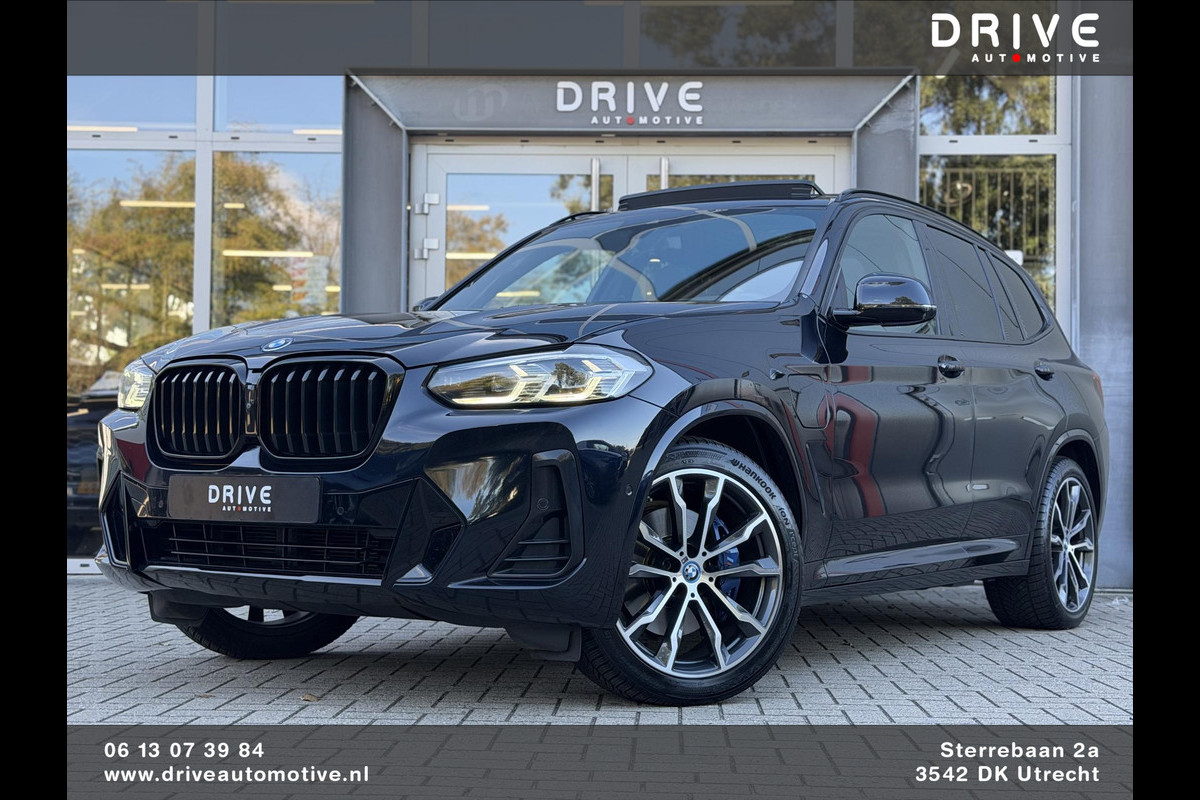 BMW X3 xDrive30e High Ex M-Sport LCI|Pano|Leer|Memory|360Cam|HUD|20"|Trekhaak