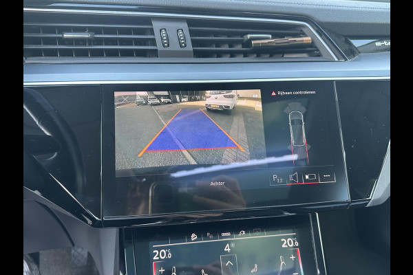 Audi e-tron 55 quattro Advanced edition Plus 95 kWh SOH 93% | MEM. STOEL | ELEK. STOELEN | ACHTERUITRIJ CAMERA | STOEL VERWARMING | 21'' WIELEN | RIJKLAAR MET 12 MND BOVAG GARANTIE | AFNM. TREKHAAK | PANO | SCHUIFDAK |