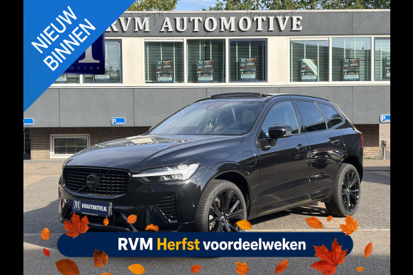 Volvo XC60 2.0 T8 Plug-in hybrid AWD Plus Black Edition FULL OPTIONS| ELEK. TREKHAAK| LUCHTVERING!| PANO| BOWERS EN WILKINS| MEMORY STOELEN| 360 CAMERA| STOEL + STUURVERWARMING| ACHTERBANK VERWARMD|