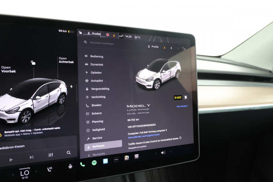 Tesla Model Y Long Range AWD 75 kWh Volleder, Stoel/stuurverwarming, Navigatie