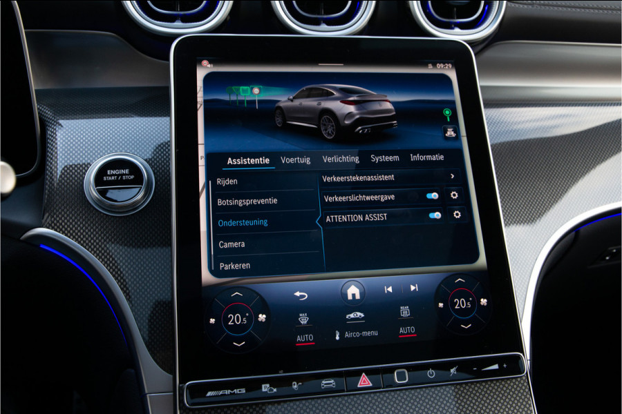Mercedes-Benz GLC Coupé AMG 63 S E Performance 680 pk, Achterasbesturing, Pano, Distronic, Nappa Leder