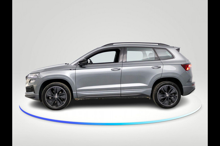 Škoda Karoq 1.5 TSI ACT Sportline Business 150 pk Automaat (DSG) | Verlengde garantie | Navigatie via App | Parkeersensoren | Achteruitrijcamera | Adaptieve cruise control | Stoelverwarming v/a | Verwarmde voorruit |