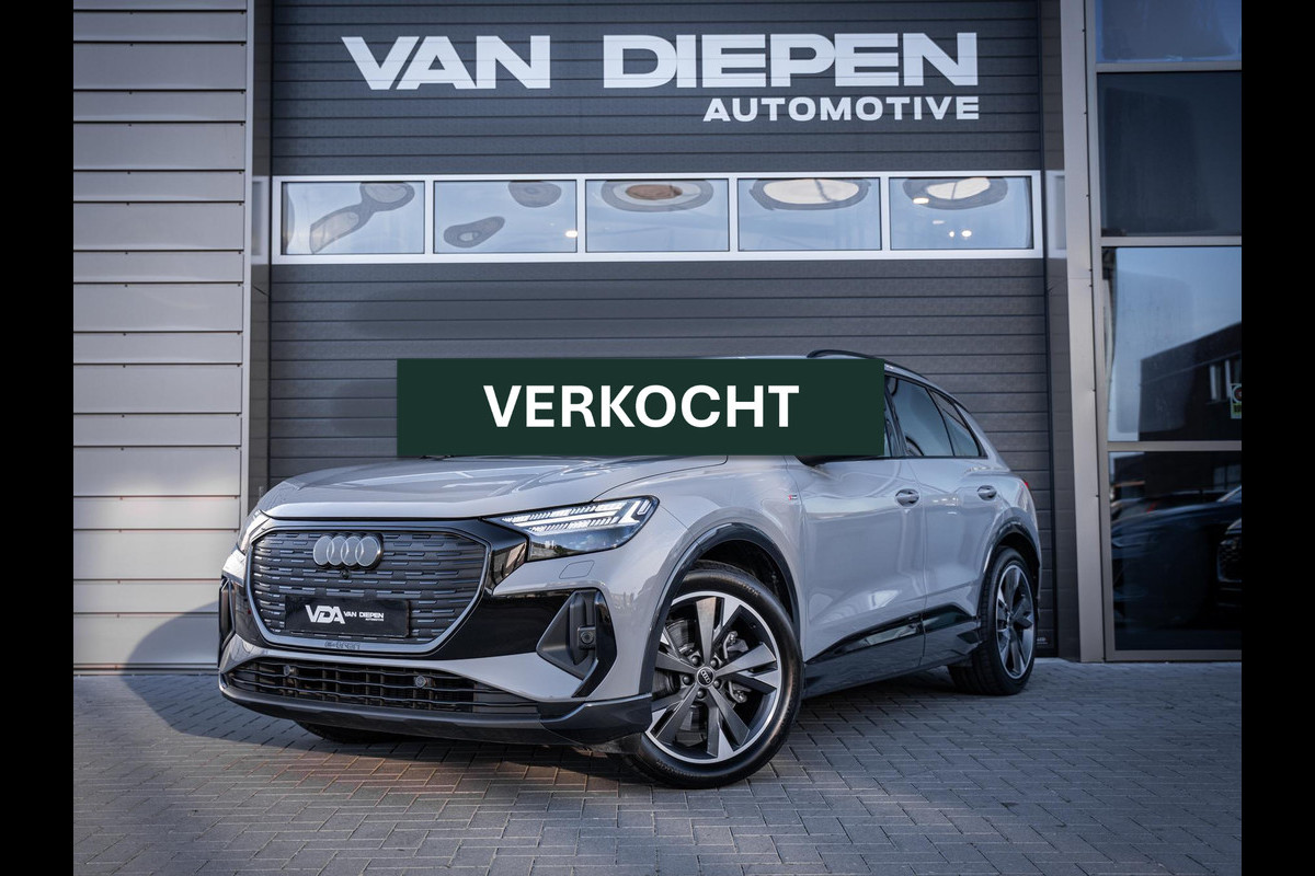 Audi Q4 e-tron 45 S Edition 82 kWh 3x S-Line l RS stoel l Elek. Stoel l ACC