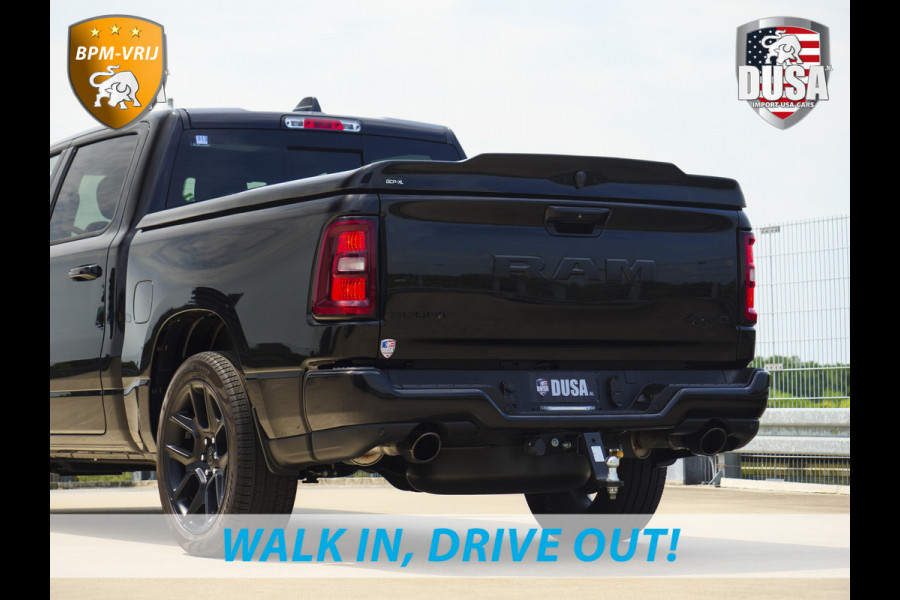 Dodge Ram 1500 | Sport | Night Edition | 3.0L I6 Hurricane | 4X4 | BPM-VRIJ | 14,4-inch Touchscreen | Passenger Display | Getoonde accessoires zijn verkrijgbaar tegen meerprijs