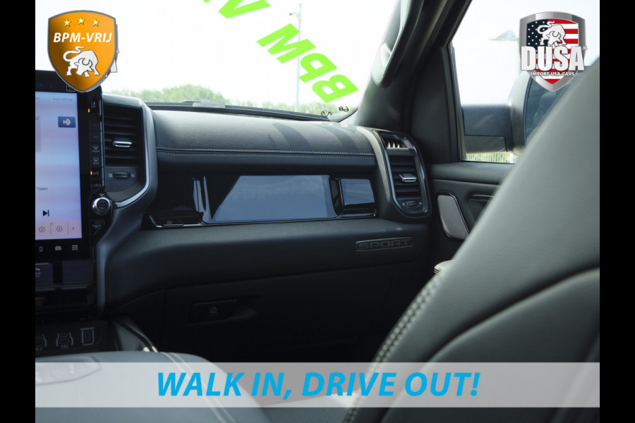 Dodge Ram 1500 | Sport | Night Edition | 3.0L I6 Hurricane | 4X4 | BPM-VRIJ | 14,4-inch Touchscreen | Passenger Display | Getoonde accessoires zijn verkrijgbaar tegen meerprijs
