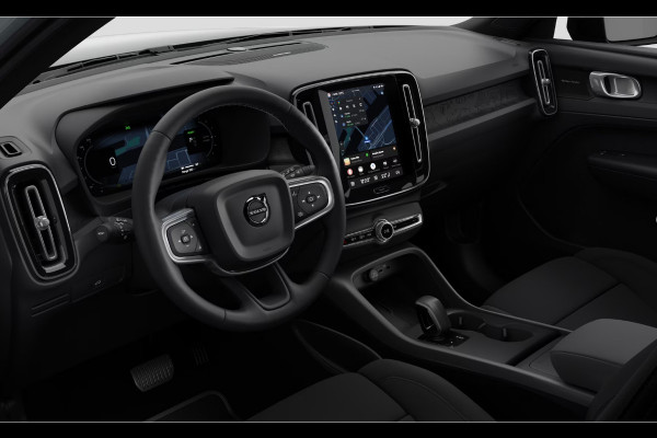 Volvo EX40 Single Motor Extended Range Plus Black Ed. 82 kWh Harman Kardon audio/ Adaptive cruise control/ Pilot assist/ Google Services/ Elektrisch verstelbare stoelen met geheugen/ Stuurverwarming/ Stoelverwarming voor en achter/ 20" Lichtmetalen velgen
