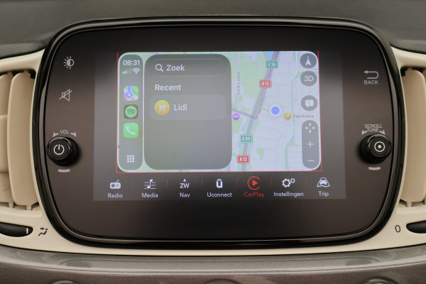 Fiat 500C 1.0 Hybrid Dolcevita Climate, Cruise, Apple Carplay, PDC, 16"