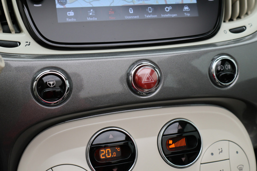 Fiat 500C 1.0 Hybrid Dolcevita Climate, Cruise, Apple Carplay, PDC, 16"