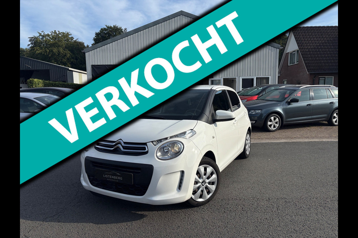 Citroën C1 1.0 VTi Feel Cruise|Airco|Aux|USB|APK Nieuw|LED