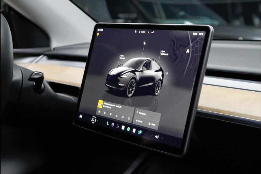Tesla Model Y SOH: 96,7% Navi 360° Leder ACC Autopilot PDC Elektr. achterklep Stoelverwarmimg voor en achter Stuurverwarming Optie: Full Self-Driving Capability BTW auto