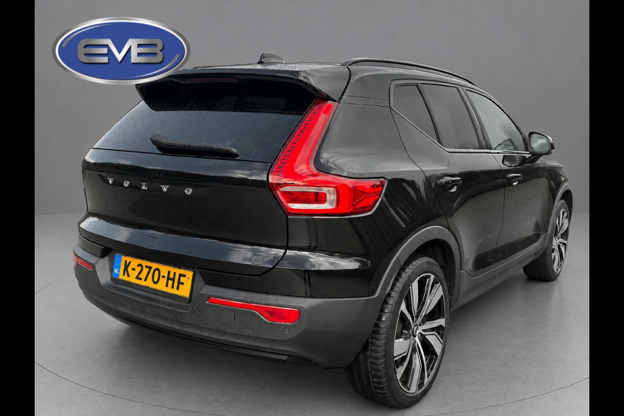 Volvo XC40 Recharge P8 AWD R-Design, panoramadak, electr bedienbare trekhaak, VOL OPTIES, 1 e eigenaar, Origineel NL auto met nap