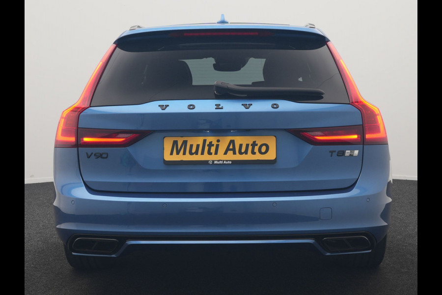 Volvo V90 T8 AWD Twin Engine R-Design Polestar Engineerd PHEV 407pk Dealer O.H. | Trekhaak Af Fabriek | Four C Luchtvering | Panodak | Head Up | Adaptive Cruise | Bowers & Wilkins | 360 Camera | Alcantara Sportstoelen Memory & Verwarmd | Stuur Verwarmd | Apple Carplay |  20"L.M | Plug In Hybrid |