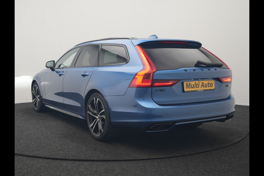Volvo V90 T8 AWD Twin Engine R-Design Polestar Engineerd PHEV 407pk Dealer O.H. | Trekhaak Af Fabriek | Four C Luchtvering | Panodak | Head Up | Adaptive Cruise | Bowers & Wilkins | 360 Camera | Alcantara Sportstoelen Memory & Verwarmd | Stuur Verwarmd | Apple Carplay |  20"L.M | Plug In Hybrid |