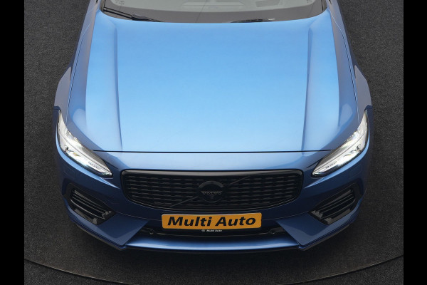 Volvo V90 T8 AWD Twin Engine R-Design Polestar Engineerd PHEV 407pk Dealer O.H. | Trekhaak Af Fabriek | Four C Luchtvering | Panodak | Head Up | Adaptive Cruise | Bowers & Wilkins | 360 Camera | Alcantara Sportstoelen Memory & Verwarmd | Stuur Verwarmd | Apple Carplay |  20"L.M | Plug In Hybrid |