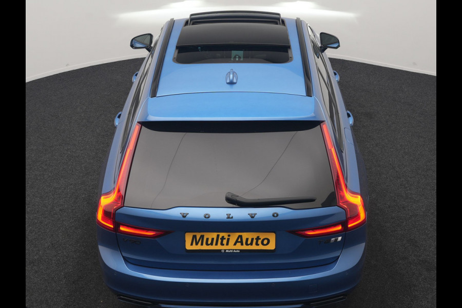 Volvo V90 T8 AWD Twin Engine R-Design Polestar Engineerd PHEV 407pk Dealer O.H. | Trekhaak Af Fabriek | Four C Luchtvering | Panodak | Head Up | Adaptive Cruise | Bowers & Wilkins | 360 Camera | Alcantara Sportstoelen Memory & Verwarmd | Stuur Verwarmd | Apple Carplay |  20"L.M | Plug In Hybrid |