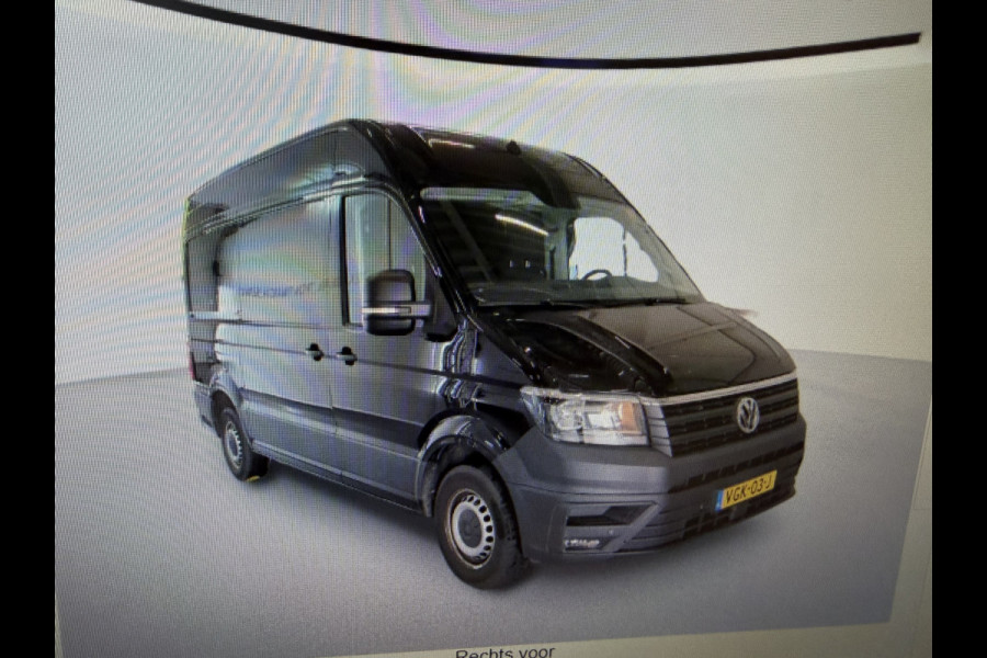 Volkswagen Crafter 35 2.0 TDI 140pk automaat L3H3 ( L2H2 ) Comfortline / euro 6 / bpm vrij / lease vanaf € 407 / vaste prijs rijklaar € 24.950 ex btw / dubbele schuifdeur / airco / cruise / camera !