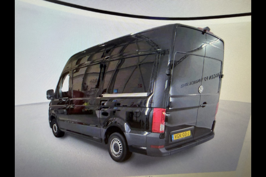 Volkswagen Crafter 35 2.0 TDI 140pk automaat L3H3 ( L2H2 ) Comfortline / euro 6 / bpm vrij / lease vanaf € 407 / vaste prijs rijklaar € 24.950 ex btw / dubbele schuifdeur / airco / cruise / camera !