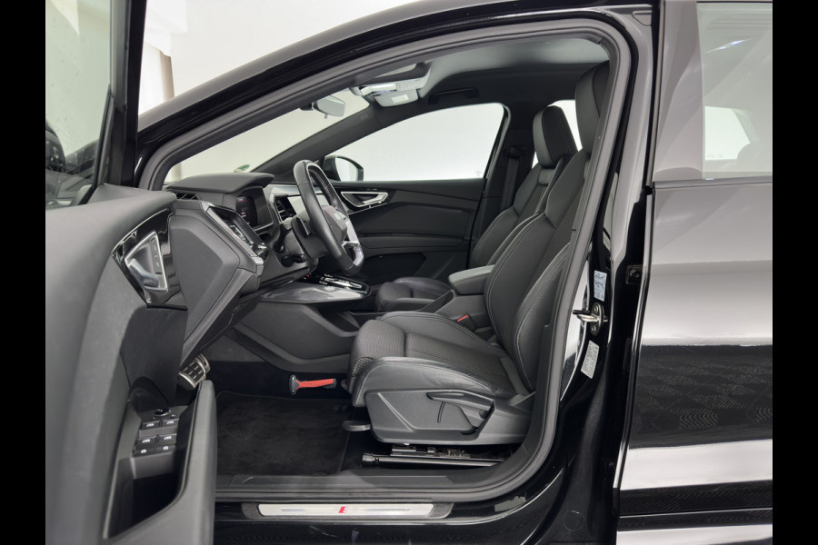 Audi Q4 e-tron 40 S edition 77 kWh (3-Fase-11kW) (INCL.BTW) *HEAT-PUMP | LEATHER-FABRIC | MATRIX-LED | ADAPTIVE-CRUISE | CAMERA | DIGI-COCKPIT | KEYLESS | AMBIENT-LIGHT | AUDI-SOUND | NAVI-FULLMAP | PRIVACY-GLASS | ECC | PDC | 20''ALU*