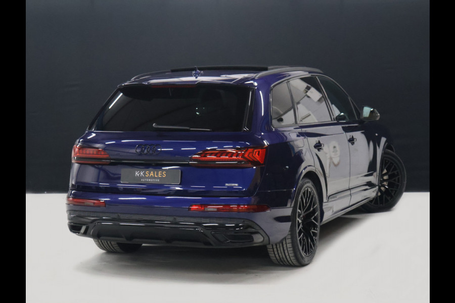 Audi Q7 60 TFSI e quattro Competition [SCHUIFKANTELDAK, APPLECARPLAY, ANDROID, CRUISE CONTROL, STOELVERWARMING, MEMORY SEATS, HEAT UP DISPLAY, DIGITAL DASH, CAMERA, PDC V+A, ELEKTRISCHE ACHTERKLEP, HALF ALCANTARA, NIEUWSTAAT]