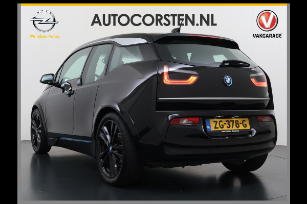 BMW i3 120Ah 42 kWh Warmtepomp Sportpakket Leer Navi Ecc Pdc Tel. Usb 20'LM CruiseControl Stoelverw. KeylessStart Isofix Led Aut.Verlichting Elek.Ramen Comfort pakket