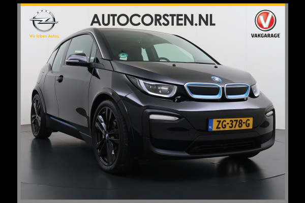 BMW i3 120Ah 42 kWh Warmtepomp Sportpakket Leer Navi Ecc Pdc Tel. Usb 20'LM CruiseControl Stoelverw. KeylessStart Isofix Led Aut.Verlichting Elek.Ramen Comfort pakket