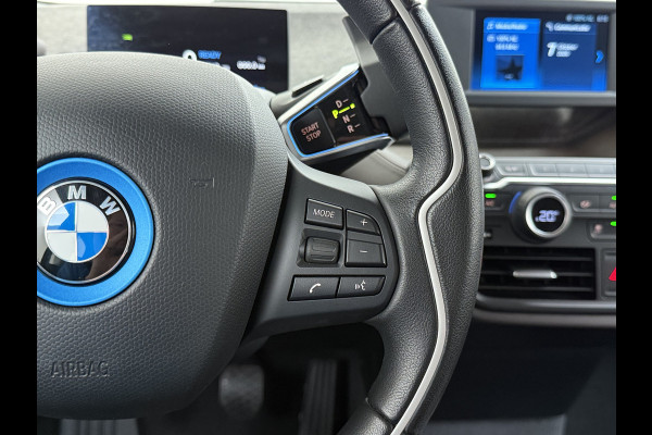 BMW i3 120Ah 42 kWh Warmtepomp Sportpakket Leer Navi Ecc Pdc Tel. Usb 20'LM CruiseControl Stoelverw. KeylessStart Isofix Led Aut.Verlichting Elek.Ramen Comfort pakket