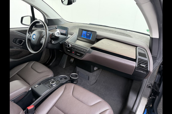 BMW i3 120Ah 42 kWh Warmtepomp Sportpakket Leer Navi Ecc Pdc Tel. Usb 20'LM CruiseControl Stoelverw. KeylessStart Isofix Led Aut.Verlichting Elek.Ramen Comfort pakket