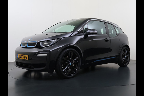 BMW i3 120Ah 42 kWh Warmtepomp Sportpakket Leer Navi Ecc Pdc Tel. Usb 20'LM CruiseControl Stoelverw. KeylessStart Isofix Led Aut.Verlichting Elek.Ramen Comfort pakket