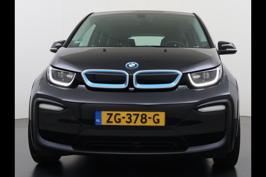 BMW i3 120Ah 42 kWh Warmtepomp Sportpakket Leer Navi Ecc Pdc Tel. Usb 20'LM CruiseControl Stoelverw. KeylessStart Isofix Led Aut.Verlichting Elek.Ramen Comfort pakket