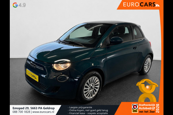 Fiat 500E 42 kWh Navigatie by Apple Carplay Android Auto camera Parkeersensoren rondom Dodehoekdetectie Cruise Control Stoelverwarming Keyless Entry Climate Control