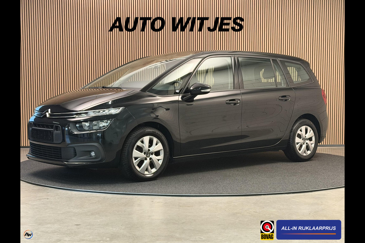 Citroën Grand C4 Spacetourer 1.2 PureTech 130PK Feel | Trekhaak | Carplay | Ecc Airco | Stoelverw. | 7 Zits | Incl. garantie