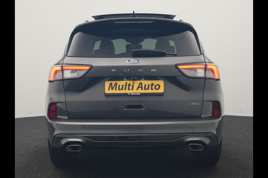 Ford Kuga 2.5 PHEV ST-Line X 225pk Dealer O.H. | SOH 89,8% | Trekhaak Af Fabriek | Panodak | Adaptive Cruise | Head Up | 360 Camera | Bang & Olufsen Audio | Alcantara Sportstoelen & Stuur Verwarmd | Keyless | BLIS | Apple Carplay | 20"L.M | Plug In Hybrid |