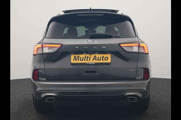 Ford Kuga 2.5 PHEV ST-Line X 225pk Dealer O.H. | SOH 89,8% | Trekhaak Af Fabriek | Panodak | Adaptive Cruise | Head Up | 360 Camera | Bang & Olufsen Audio | Alcantara Sportstoelen & Stuur Verwarmd | Keyless | BLIS | Apple Carplay | 20"L.M | Plug In Hybrid |