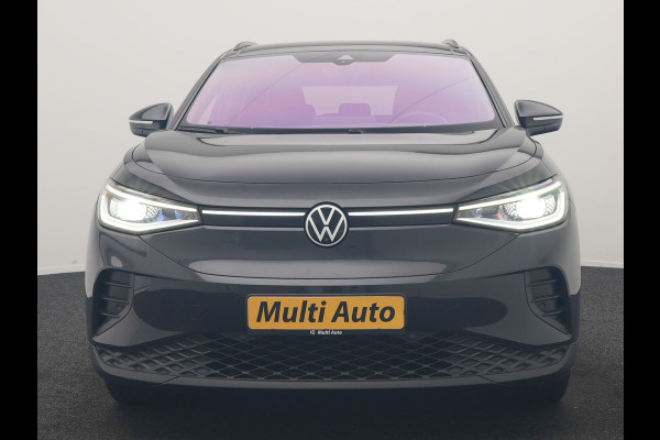Volkswagen ID.4 Tech 77 kWh 204pk Dealer O.H. | Panodak | Adaptive Cruise | Head Up | 360 Camera | Warmtepomp | IQ Light | Alcantara Sportstoelen Memory & Massage | Stoelen & Stuur Verwarmd | Sfeerverlichting | Keyless | BLIS | 20"L.M |