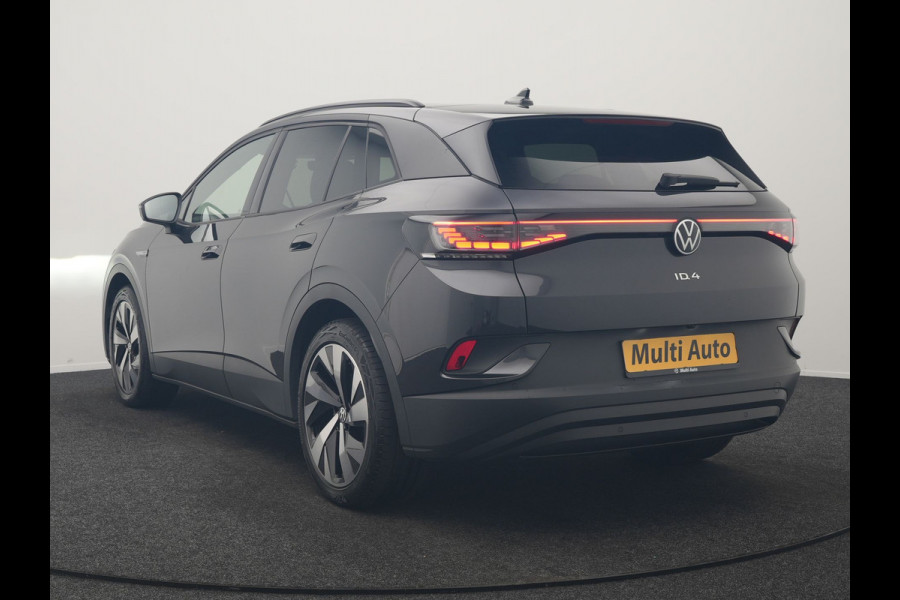 Volkswagen ID.4 Tech 77 kWh 204pk Dealer O.H. | Panodak | Adaptive Cruise | Head Up | 360 Camera | Warmtepomp | IQ Light | Alcantara Sportstoelen Memory & Massage | Stoelen & Stuur Verwarmd | Sfeerverlichting | Keyless | BLIS | 20"L.M |