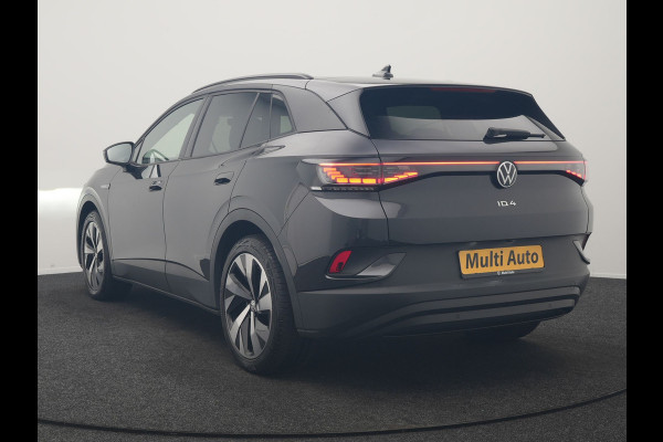 Volkswagen ID.4 Tech 77 kWh 204pk Dealer O.H. | Panodak | Adaptive Cruise | Head Up | 360 Camera | Warmtepomp | IQ Light | Alcantara Sportstoelen Memory & Massage | Stoelen & Stuur Verwarmd | Sfeerverlichting | Keyless | BLIS | 20"L.M |