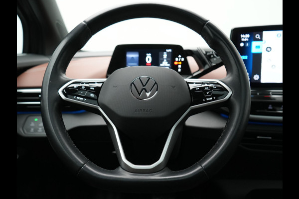 Volkswagen ID.4 Tech 77 kWh 204pk Dealer O.H. | Panodak | Adaptive Cruise | Head Up | 360 Camera | Warmtepomp | IQ Light | Alcantara Sportstoelen Memory & Massage | Stoelen & Stuur Verwarmd | Sfeerverlichting | Keyless | BLIS | 20"L.M |