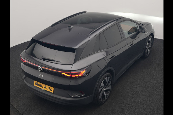 Volkswagen ID.4 Tech 77 kWh 204pk Dealer O.H. | Panodak | Adaptive Cruise | Head Up | 360 Camera | Warmtepomp | IQ Light | Alcantara Sportstoelen Memory & Massage | Stoelen & Stuur Verwarmd | Sfeerverlichting | Keyless | BLIS | 20"L.M |