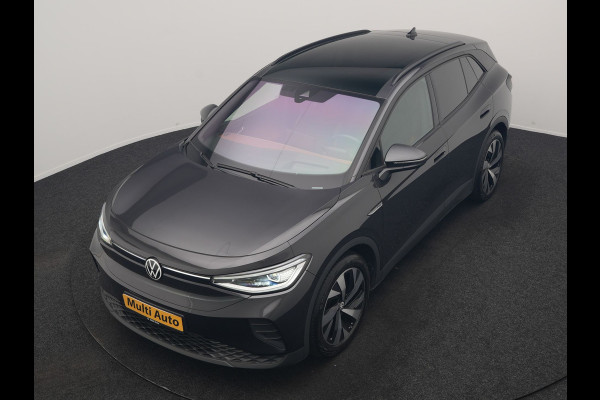 Volkswagen ID.4 Tech 77 kWh 204pk Dealer O.H. | Panodak | Adaptive Cruise | Head Up | 360 Camera | Warmtepomp | IQ Light | Alcantara Sportstoelen Memory & Massage | Stoelen & Stuur Verwarmd | Sfeerverlichting | Keyless | BLIS | 20"L.M |
