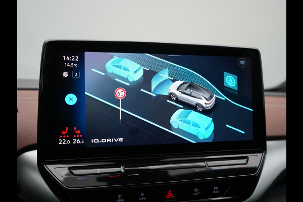 Volkswagen ID.4 Tech 77 kWh 204pk Dealer O.H. | Panodak | Adaptive Cruise | Head Up | 360 Camera | Warmtepomp | IQ Light | Alcantara Sportstoelen Memory & Massage | Stoelen & Stuur Verwarmd | Sfeerverlichting | Keyless | BLIS | 20"L.M |